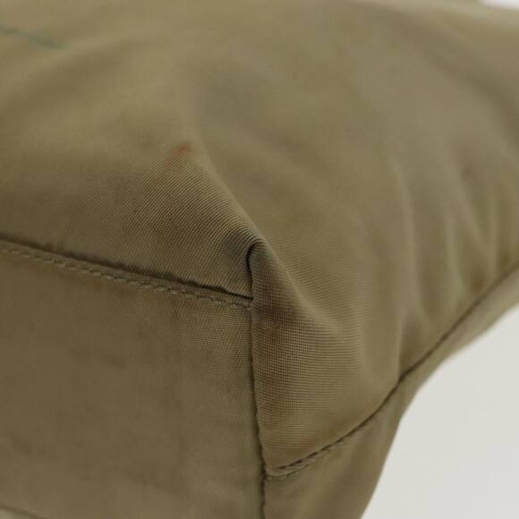 PRADA Tote Bag Nylon Beige Silver - Picture 16 of 16